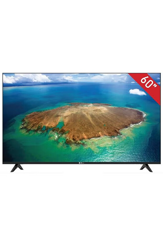 شاشة ذكية LED 4K مقاس 60 بوصة مع حامل جداري مجاني DTD60BU-4K باللون الأسود