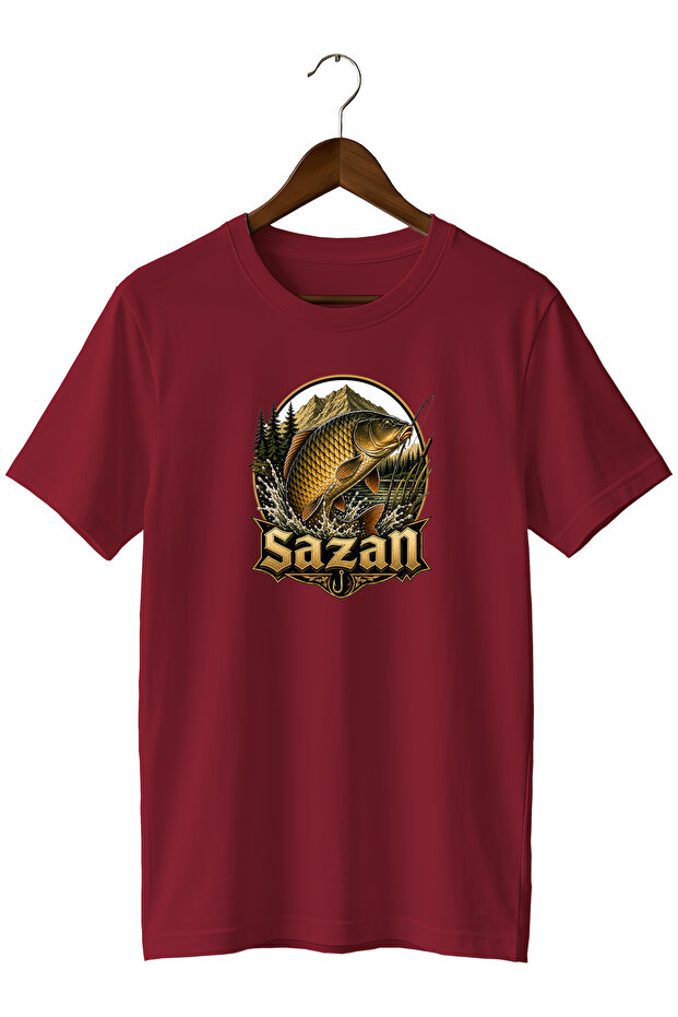 Special Design Carp Fish Printed Men's Outdoor T-Shirt