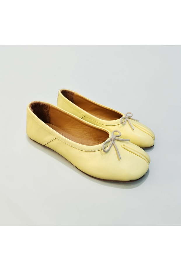 Women's Genuine Leather Flip-Flops Ballet Flats