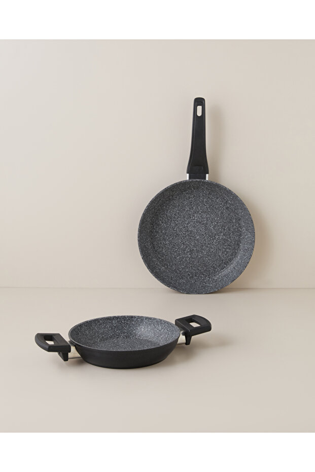 Valencia Premium 2-Piece Pan-Set 20-26 cm Black