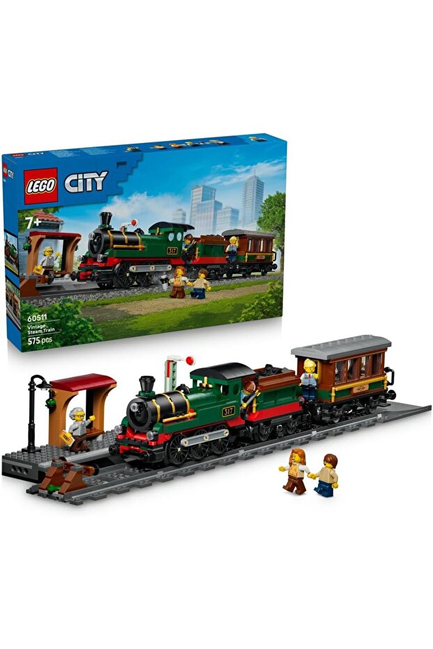 City Vintage Steam Train, 575 Pieces