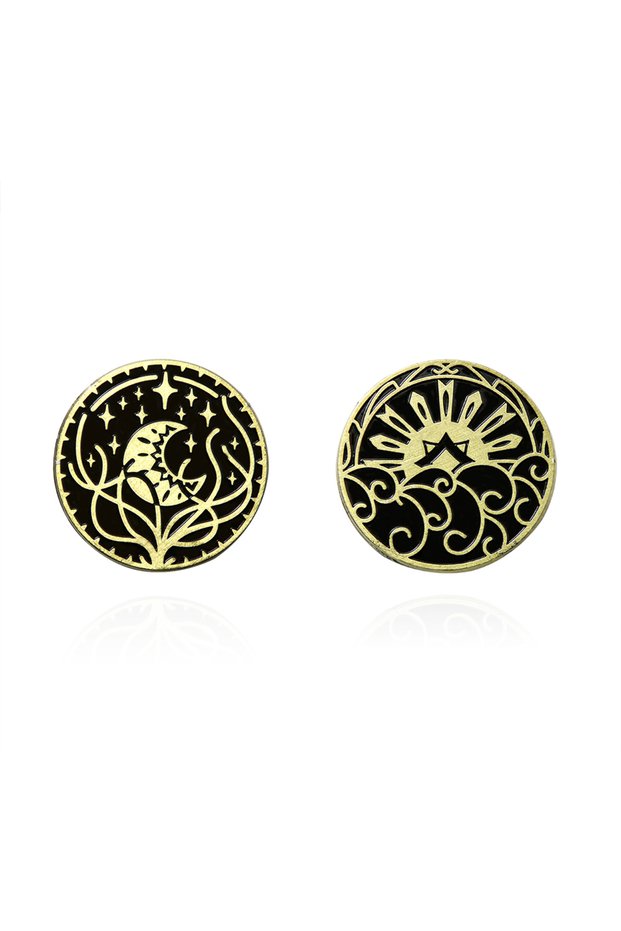 black Anime Dungeons and Dragons Coin Gold Plated Cosplay Metal Coins For Men Women Collection Jewel