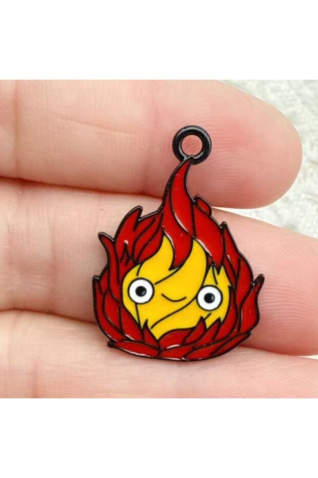 BROWN 10pcs Anime Enamel Drip Oil Charms For Jewelry Making Cute Charm Heart Animal Music DIY Bracel
