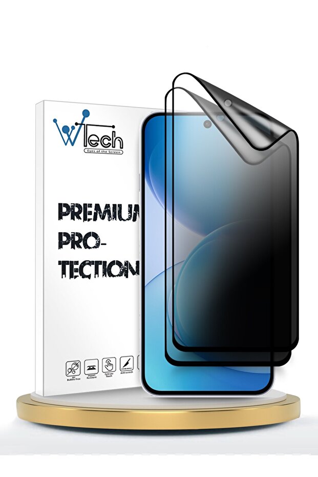 Reno16 5G 2026 / Reno16 Pro 5G 2026 Premium Nano Ceramic Privacy Full Cover Matte Flexible 2 Pack Clear/Black