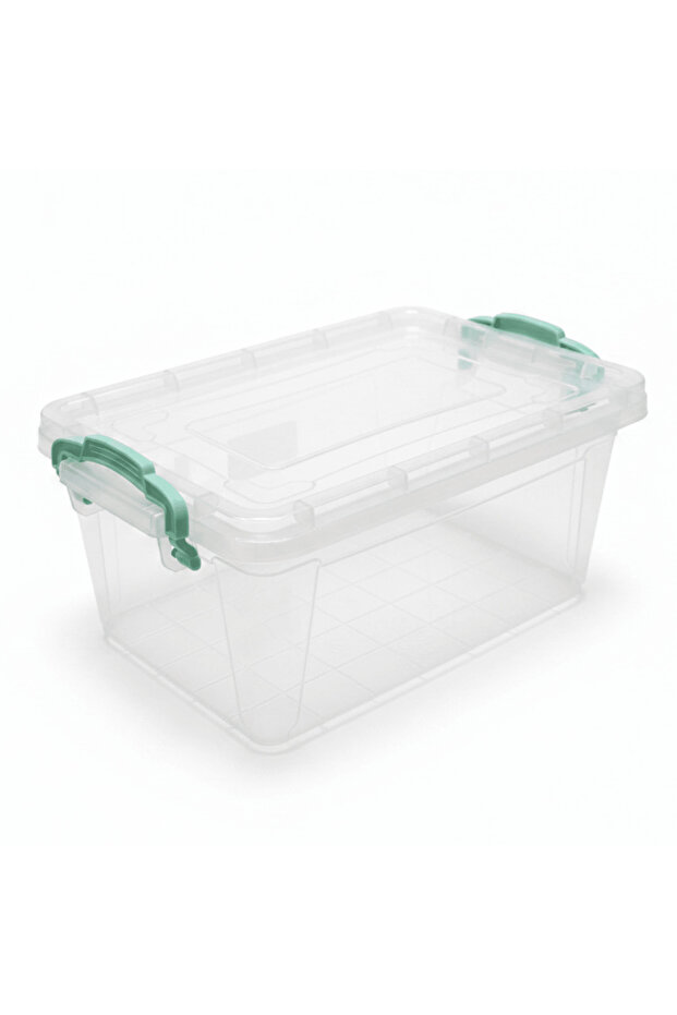 Rectangular Clear Storage Box with Lid – 5 Ltr | 310 × 205 × 137 mm