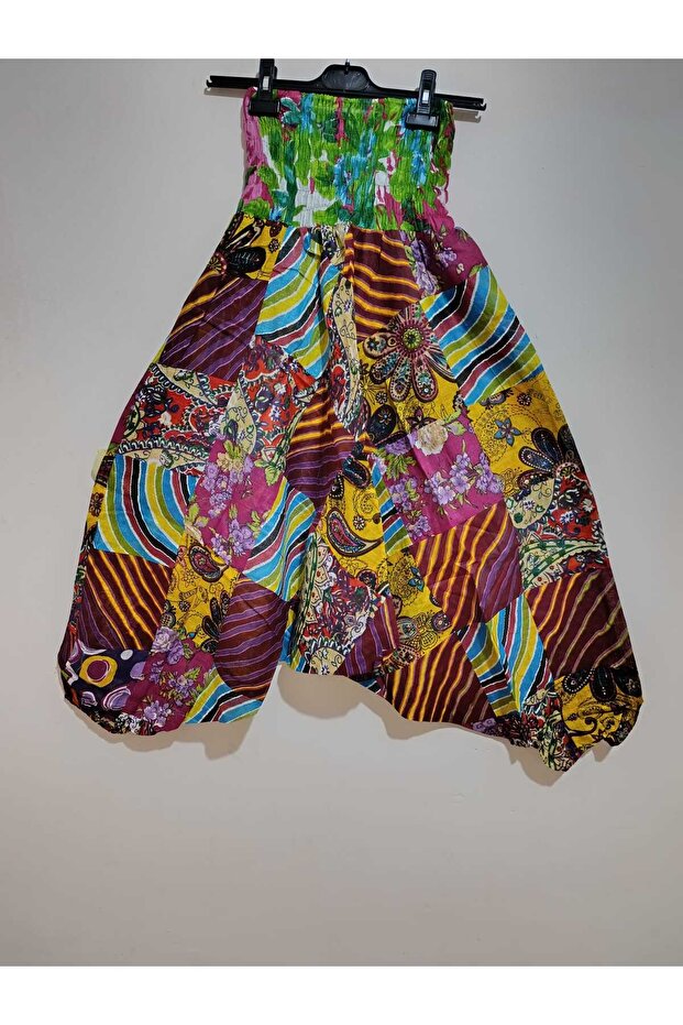 Indian baggy, summer, thin cotton fabric, authentic, high-net, baggy with elastic waist and legs
