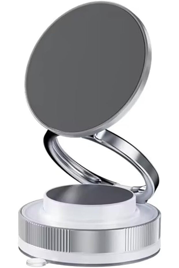 Flexible Magnetic Phone Holder with Vacuum Suction, Adjustable Mobile Stand for Car Dashboard, Desk, Windshield & Smooth Surfaces, Hands-Free Smartphone Mount
