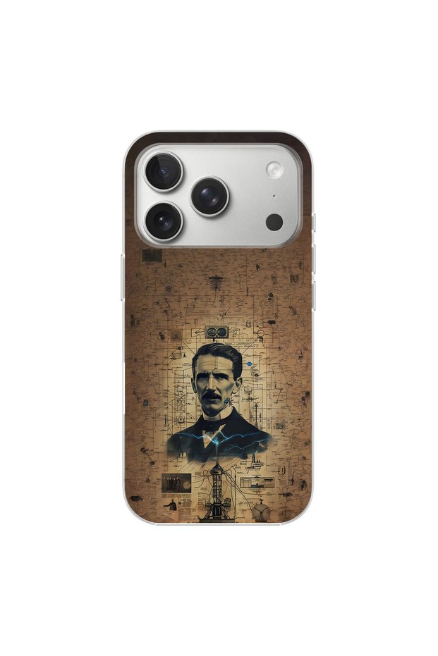 iPhone 17 Pro Max Compatible Scientist 4 Design Transparent Case
