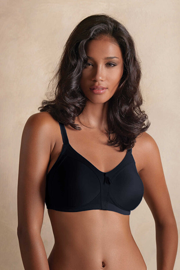 Women'S, Wire-Free, Minimizer, Gathering Bra (with Socks as a Gift)