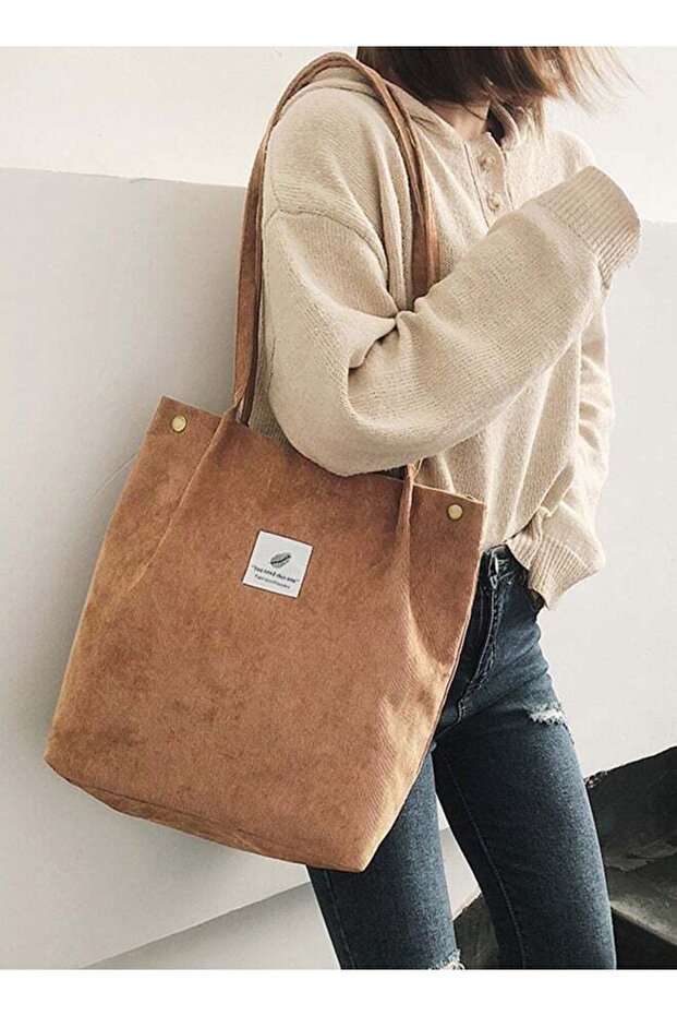 Stylish Canvas Bag Large Capacity Shoulder Bag for Women