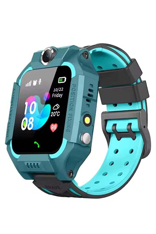 Kid's GPS Smart Waterproof Watch for Kids Green