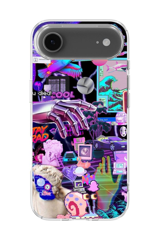 iPhone 17 Air Compatible Printed Transparent Phone Case | Collection: Neondream District