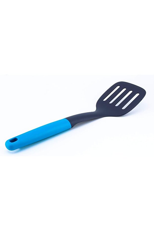 Nylon Slotted Turner with Blue PolyPropylene Handle AL0227-BL