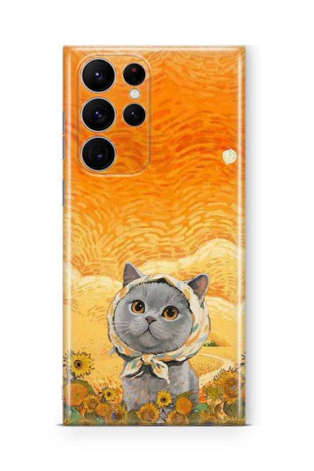 Samsung Galaxy S26 Ultra Compatible Printed Transparent Phone Case | Collection: Kawaii Cat
