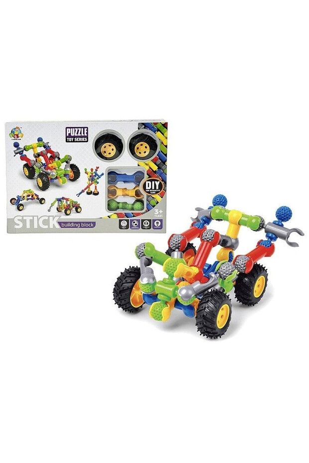 Set de constructie 33 piese multicolor 3+ ani