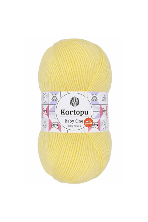 Soft and Comfortable Baby Wool, Light Yellow, Non-Pilling, Comfortable to Use