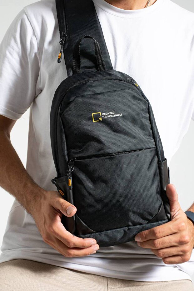Waterproof Daily Sports Cross Adjustable Strap Lined Hand Chest and Shoulder