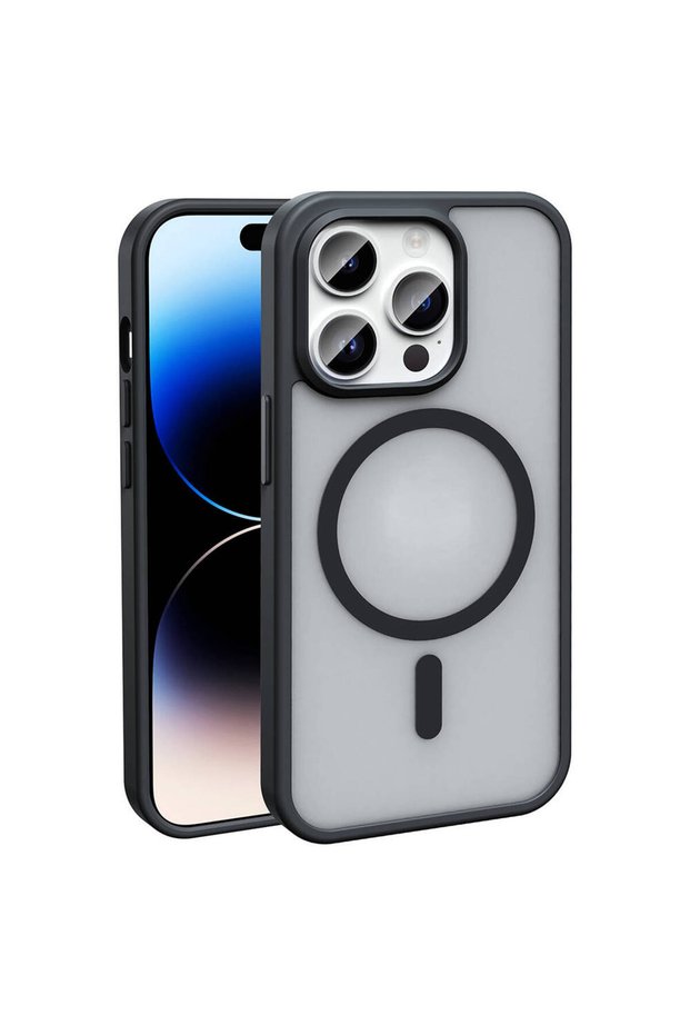 iPhone 14 Pro Max Case Magsafe Supported Camera Raised Silicone Matte Anti-Fingerprint Butam