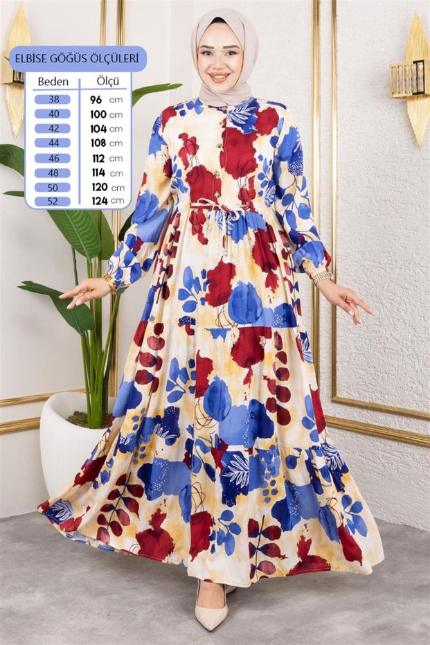 Buy Tunic Hijab Dress Indigo