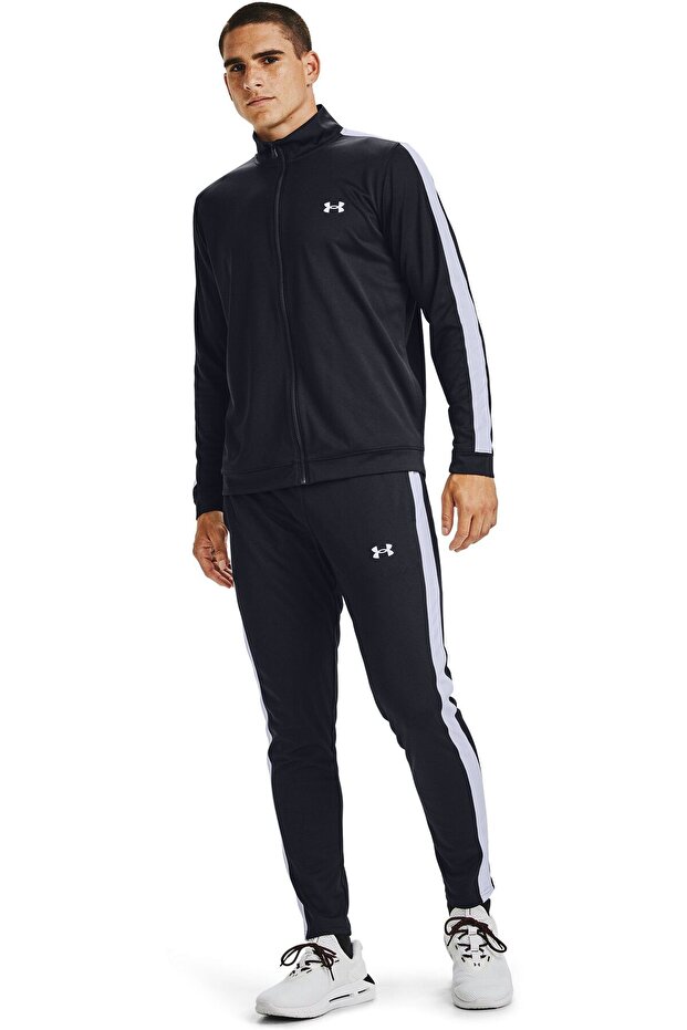 Ua Black Men's Rival Knitted Tracksuit Set 1357139