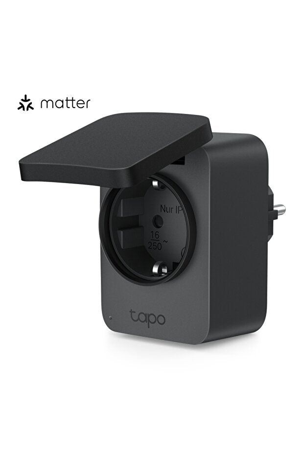 Tapo P410M | Matter Certified Smart Outdoor Wi-Fi Socket | Energy Monitoring and Solar Panel