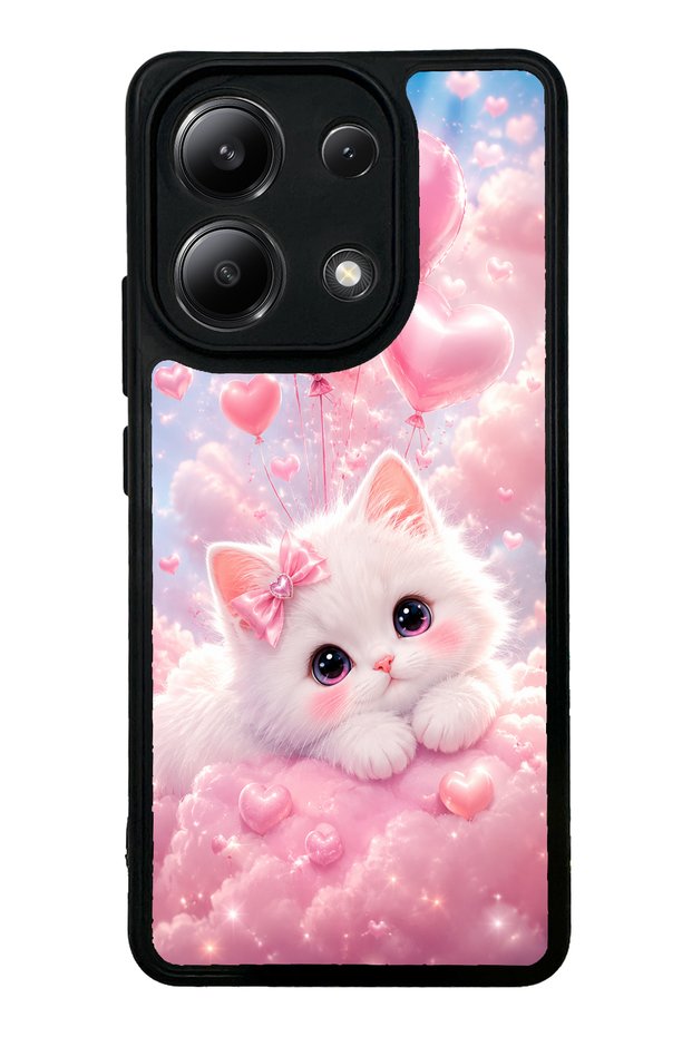 Xiaomi Redmi Note 13 4g Cupid Cloud Kitty Design Glossy Phone Case