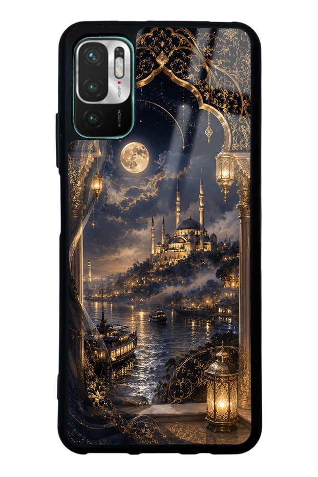 Xiaomi Redmi Note 10 5g Glossy Phone Case with Midnight Bosphorus Design
