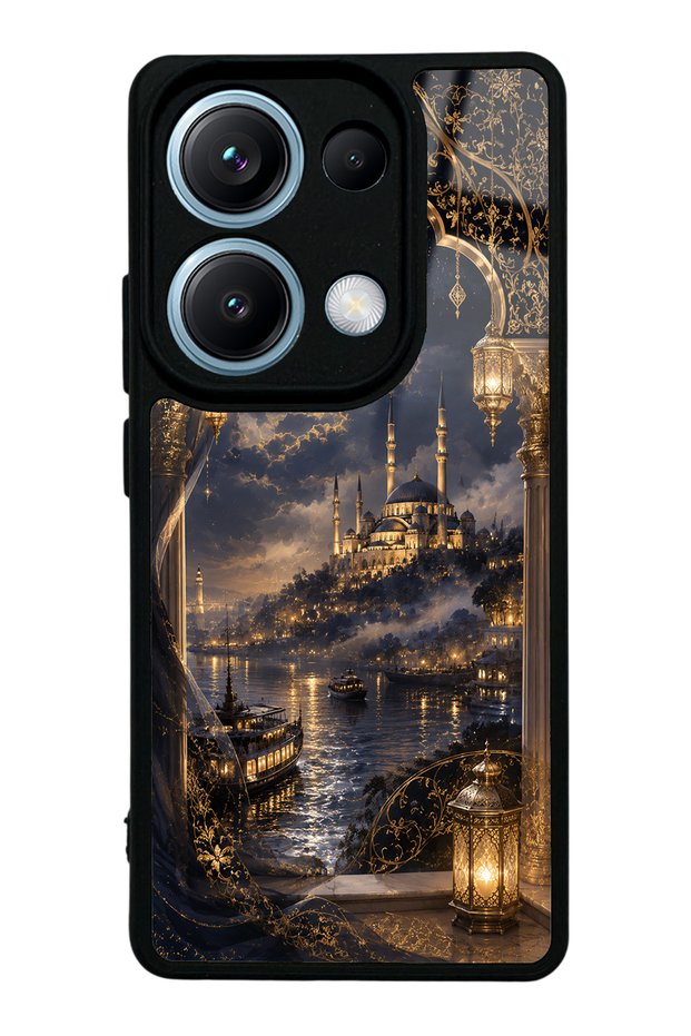Xiaomi Redmi Note 14S Glossy Phone Case with Midnight Bosphorus Design