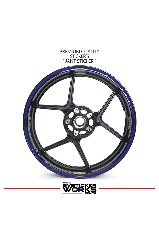 17 inch wheel sticker set compatible with all motorcycles