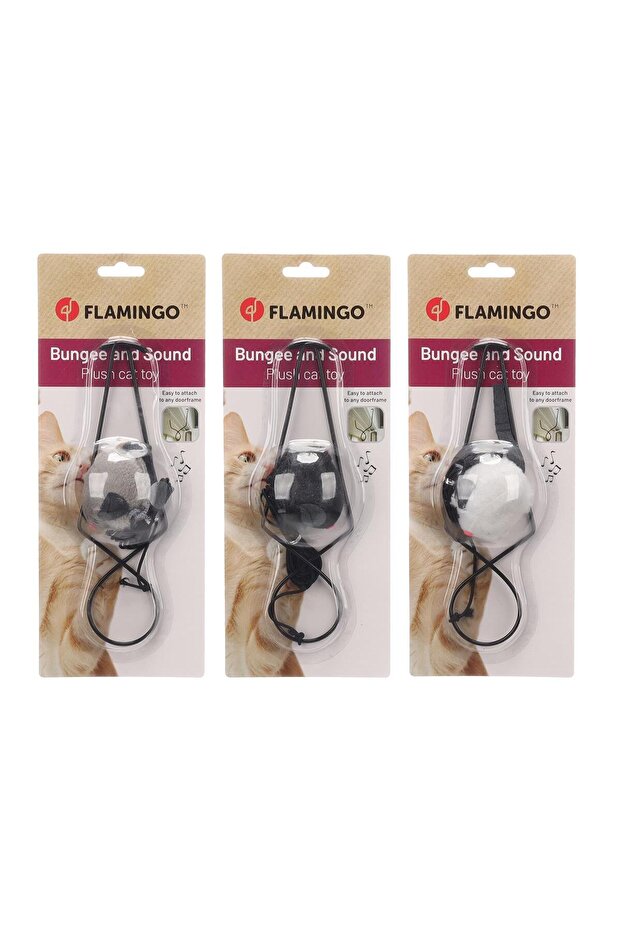 Cat Robbie Voice-Activated Swinging Mouse Cat Toy That Can Be Hanged on the Door