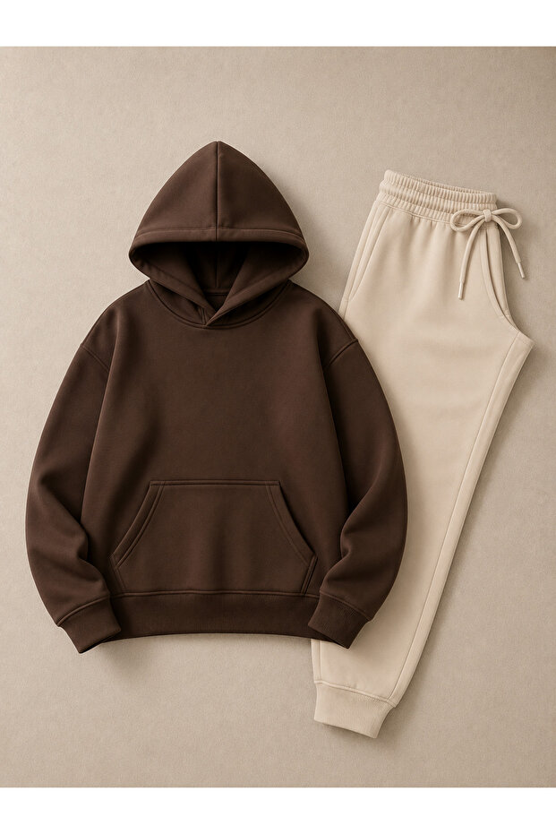 Unisex Winter Top and Bottom Tracksuit Set