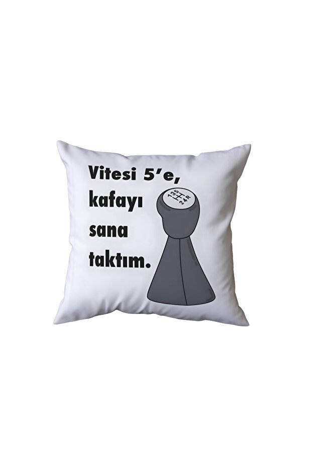 I Put Your Head on Gear 5 Written Pillow, Fun Gift