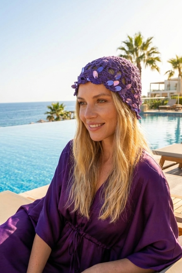 Bella Pul Detailed Bohemian Beret