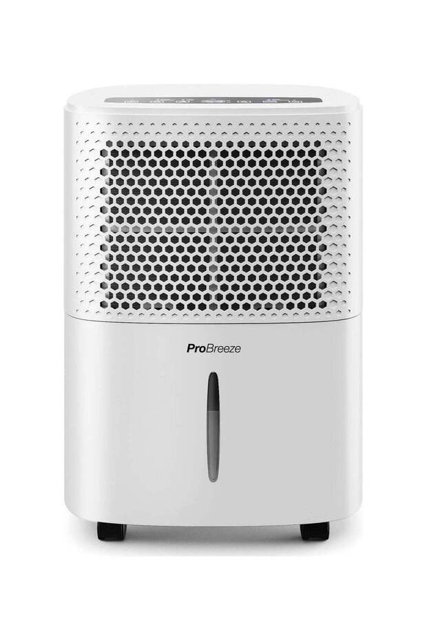 12l Per Day Dehumidifier with Digital Humidity Display, Sleep Mode, Continuous Drainage, Laundry Drying and 24 Hour Timer , Quiet Mark Certified