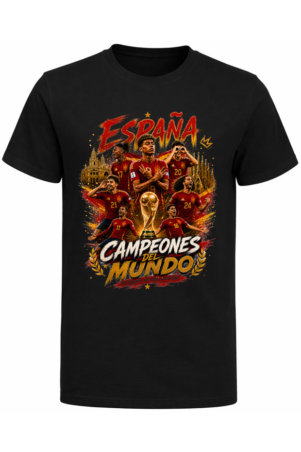 World Cup Espana Champions La Historia Continua Printed 2026 T-Shirt