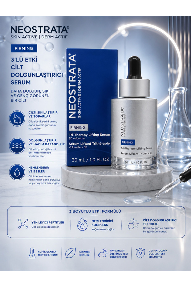 Firming 3-Effective Skin Firming, Plumping and Renewing Serum 30 ml