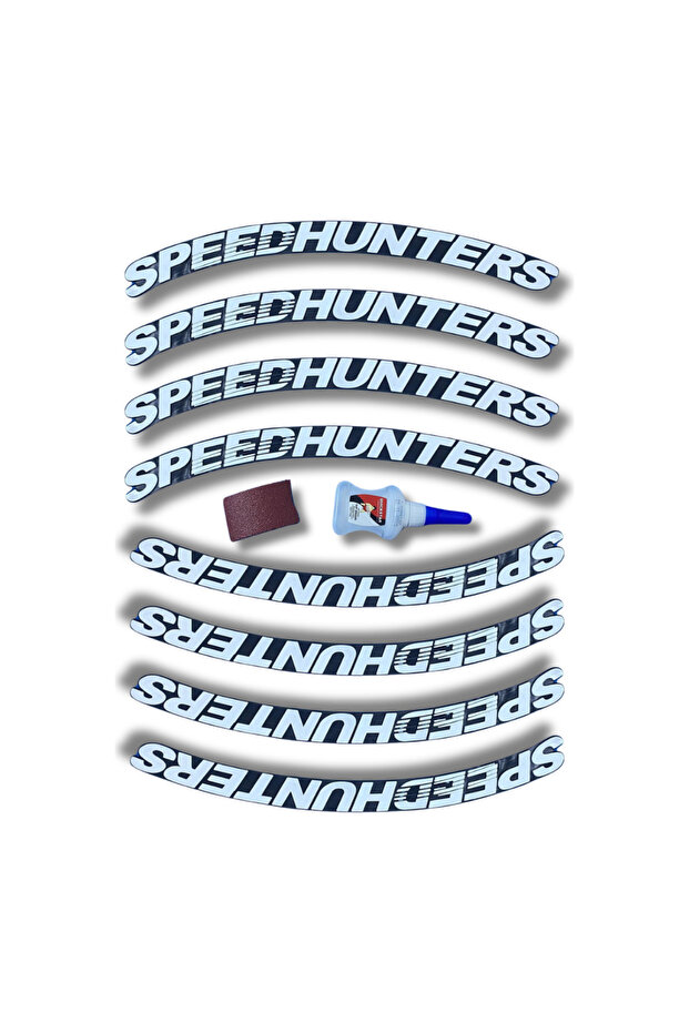 8 Pieces Motorcycle and Car Vehicle 3D Auto Tire Lettering Sticker Emblem Set