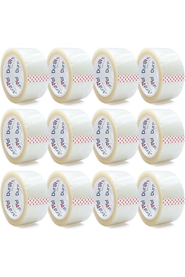 Clear Packing Tape, 2 inches x 50 yards - Heavy Duty Packaging Tape (12 Rolls)