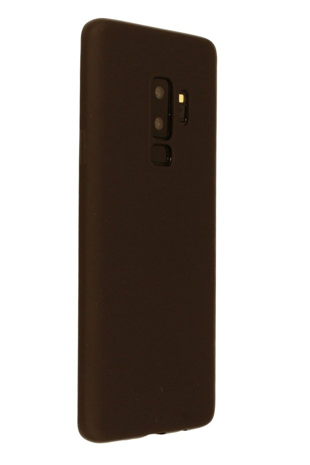 Compatible Case For Samsung Galaxy S9 Plus Soft Soft Color Flexible Premium Rubber Silicone - Black