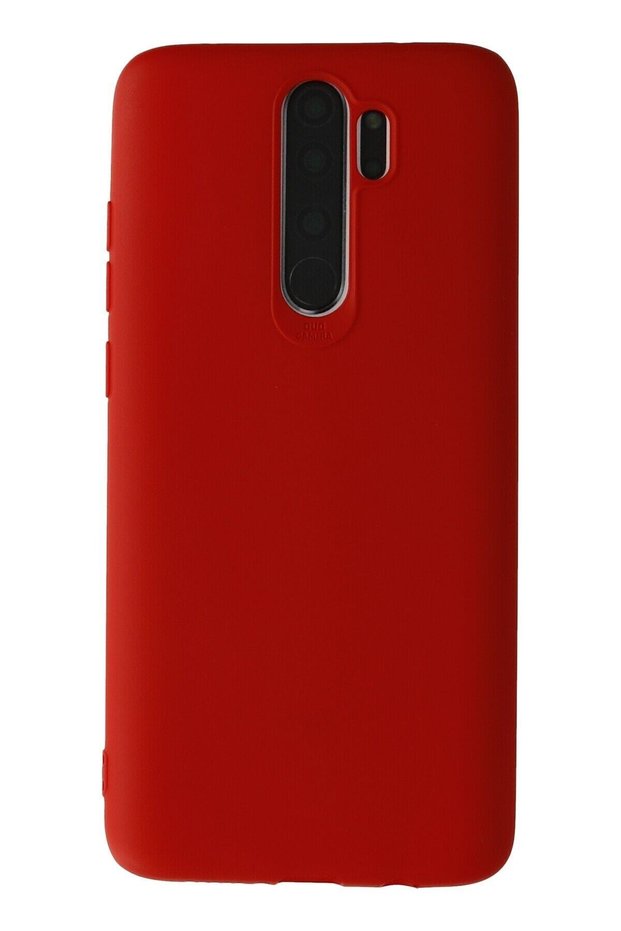 Compatible Case for Xiaomi Redmi Note 8 Pro Yumauask Colorful Flexible Premium Rubber Silicone - Red