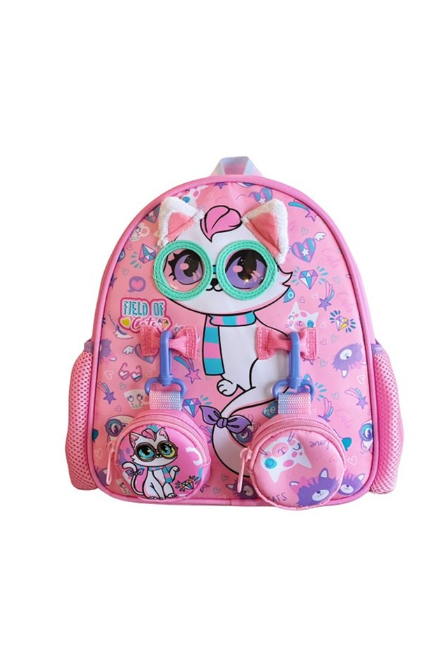 Cat with Glasses Mini Backpack