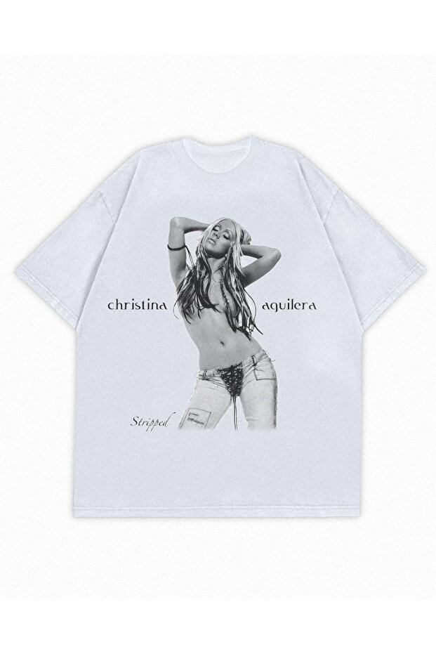 Christina Aguilera Printed Unisex Oversize T-Shirt