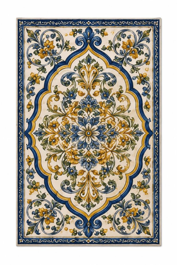 Eta Traditional Patterned Modern Woven Base Decorative Carpet Sdtamor2893