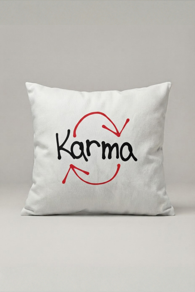 Mixed Text Minimal Throw Pillow Cover 166 – Modern Mixed Design 45X45 cm