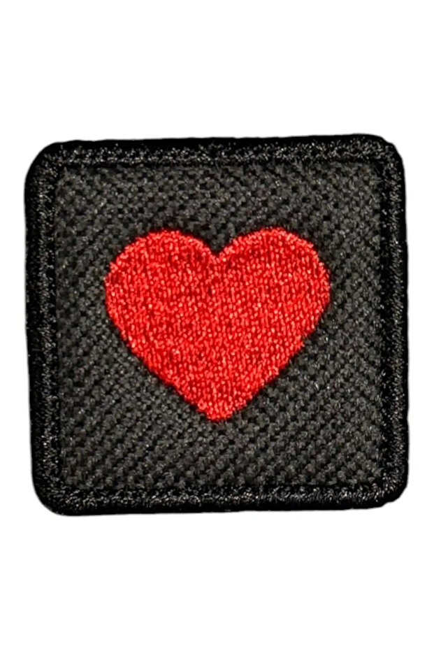 Kalp Emoji Peç Patch - 3.5x3.5 cm