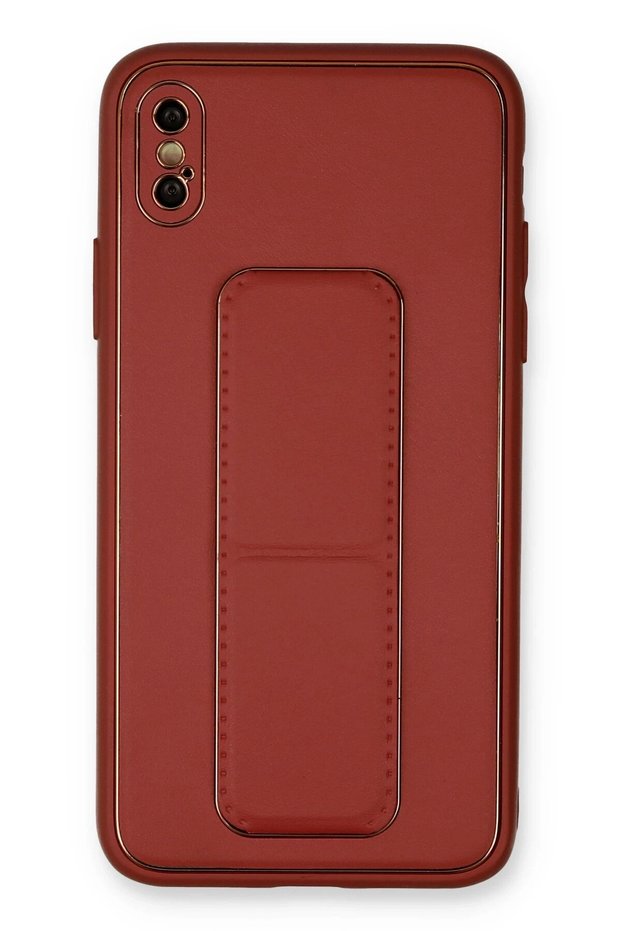 Aconcept iPhone XS Max Case Coco Leather Stand Cover (213154) - Fuchsia
