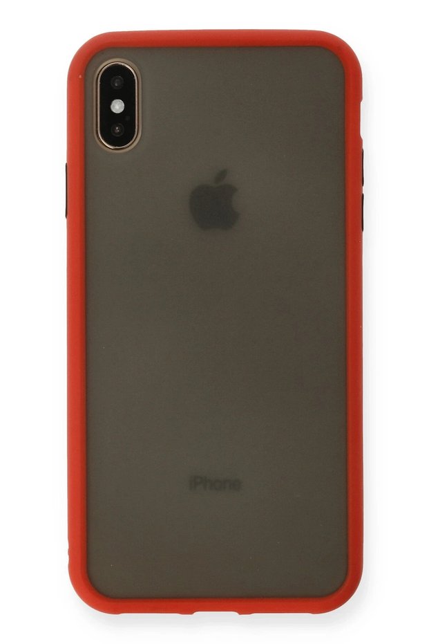 Aconcept iPhone XS Max Case Montreal Silicone Cover (15036) - Red