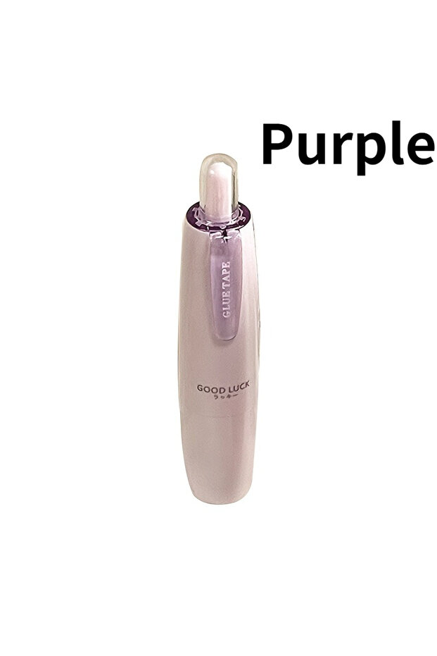 Purple 1pc 360° Double-Sided Adhesive Tape,Suitable for Collage Albums,School Stationery,Roller Tape