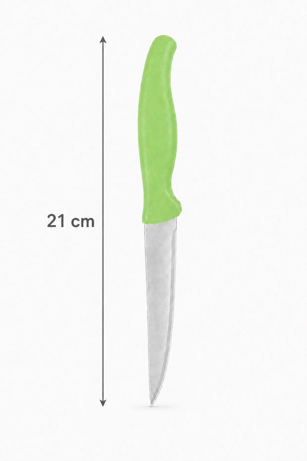 21 cm Stainless Steel Vegetable and Fruit Knife – Sharp Kitchen Knife with Ergonomic Handle
