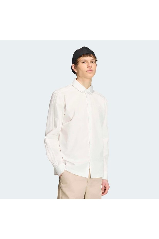 Button up Men's White Shirt (Kr9727)